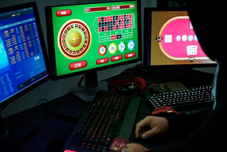 Antarmuka navigasi utama aplikasi bola union Antarmuka aplikasi Android bola union dengan menu navigasi utama